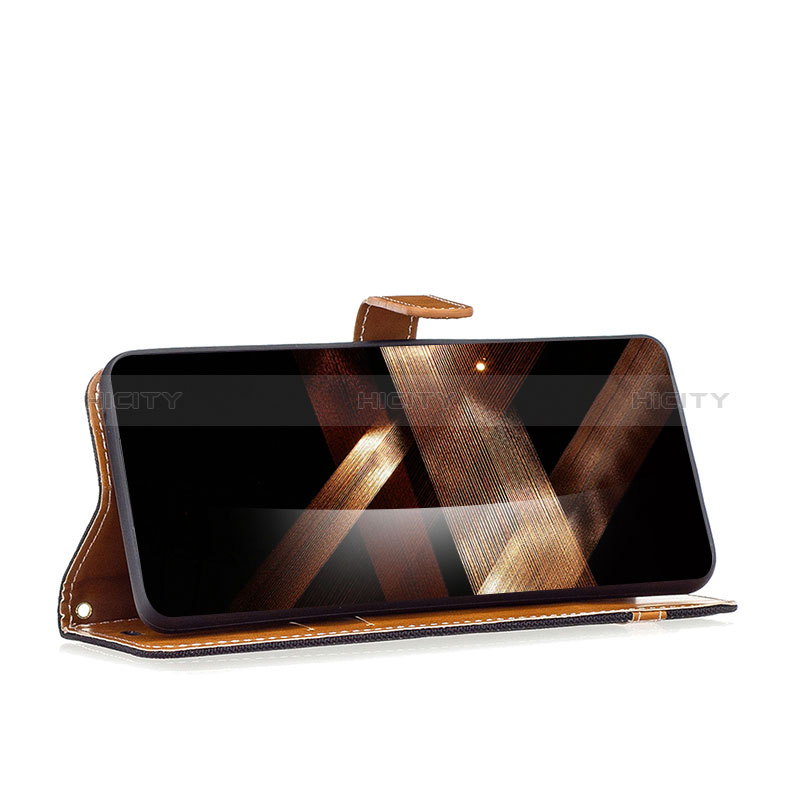 Handytasche Stand Schutzhülle Flip Leder Hülle B16F für Xiaomi Poco C65 groß