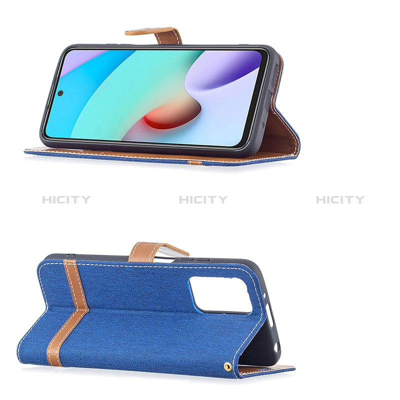 Handytasche Stand Schutzhülle Flip Leder Hülle B16F für Xiaomi Redmi 10 4G