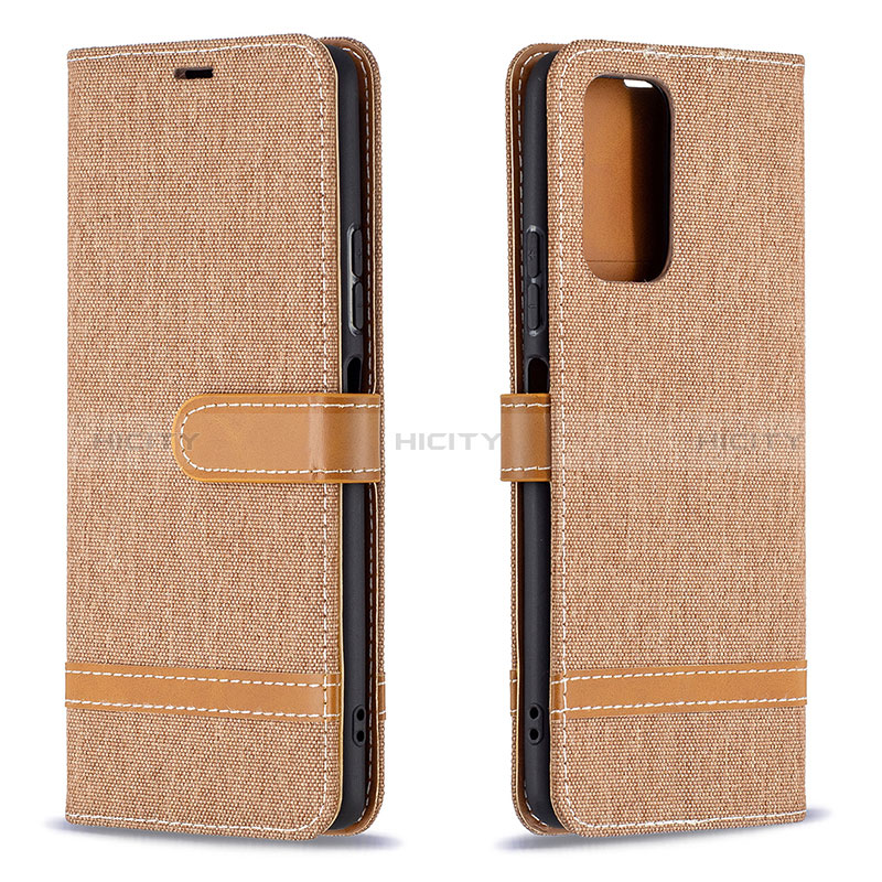 Handytasche Stand Schutzhülle Flip Leder Hülle B16F für Xiaomi Redmi Note 10 Pro Max Gold