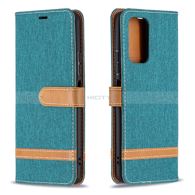 Handytasche Stand Schutzhülle Flip Leder Hülle B16F für Xiaomi Redmi Note 10 Pro Max Grün