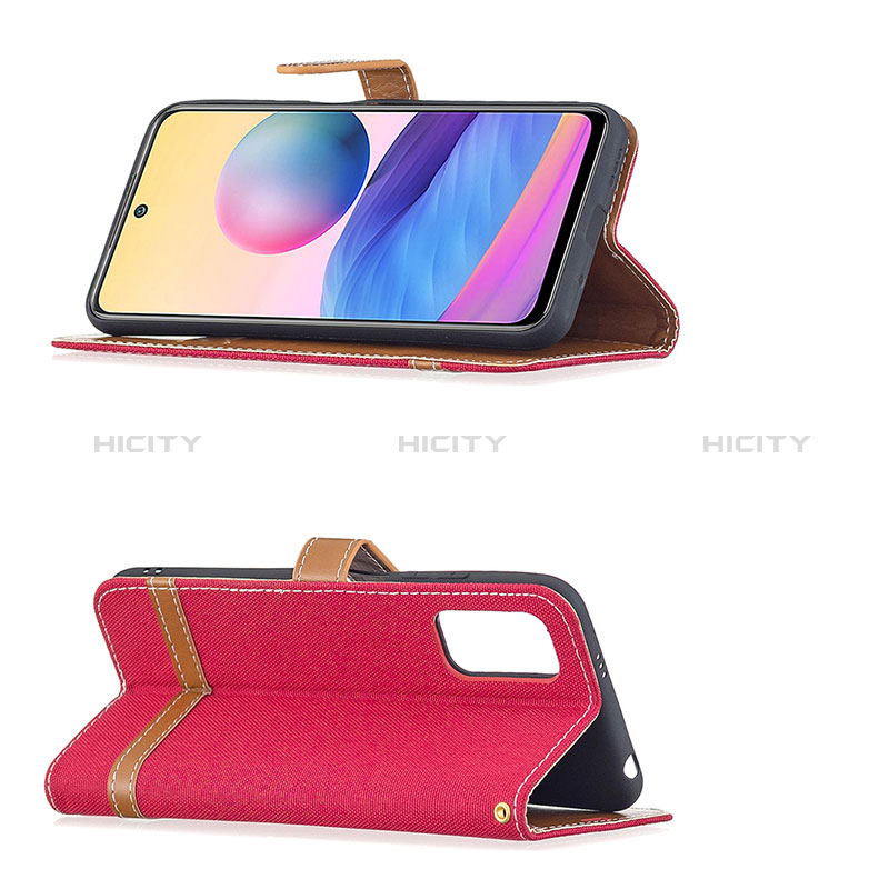 Handytasche Stand Schutzhülle Flip Leder Hülle B16F für Xiaomi Redmi Note 10T 5G groß