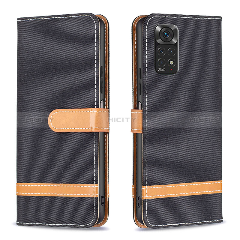 Handytasche Stand Schutzhülle Flip Leder Hülle B16F für Xiaomi Redmi Note 11S 4G groß