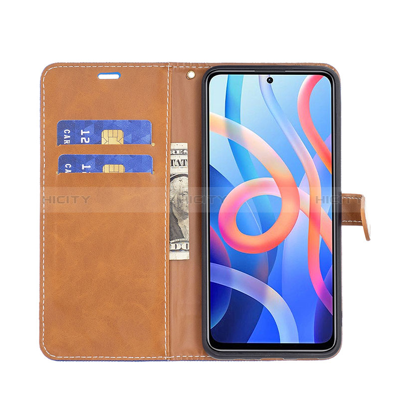 Handytasche Stand Schutzhülle Flip Leder Hülle B16F für Xiaomi Redmi Note 11S 5G groß