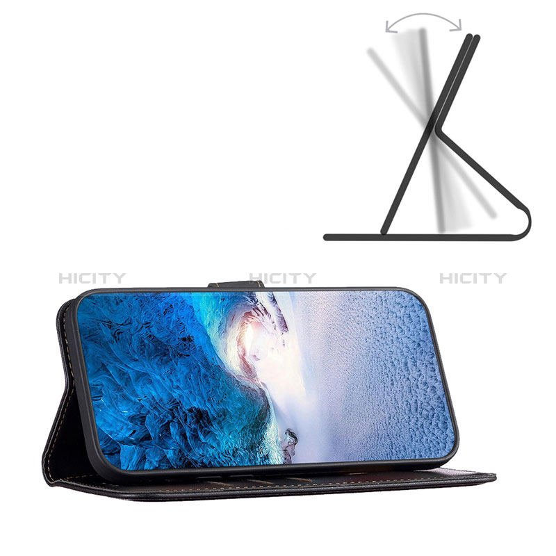 Handytasche Stand Schutzhülle Flip Leder Hülle B17F für Google Pixel 8a 5G groß