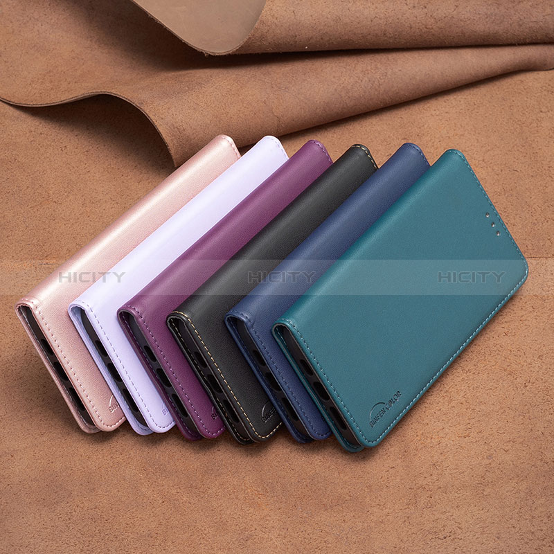 Handytasche Stand Schutzhülle Flip Leder Hülle B17F für Huawei Honor X7a groß