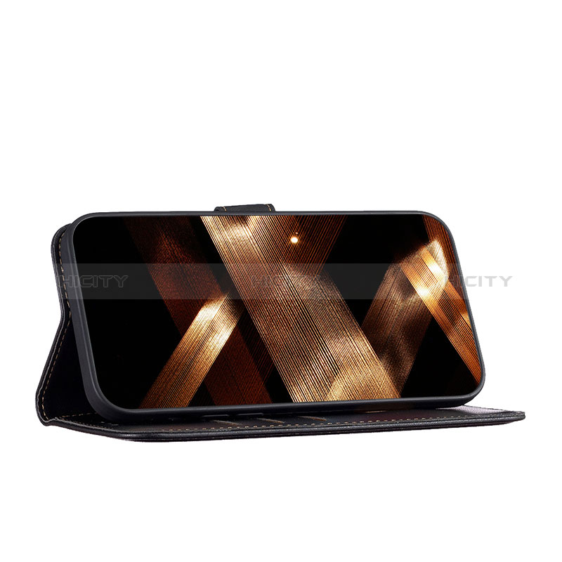 Handytasche Stand Schutzhülle Flip Leder Hülle B17F für Motorola Moto G23 groß