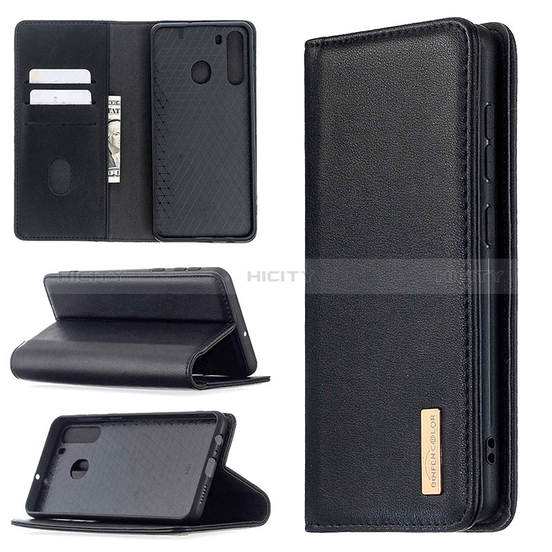 Handytasche Stand Schutzhülle Flip Leder Hülle B17F für Samsung Galaxy A21