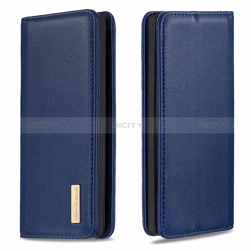 Handytasche Stand Schutzhülle Flip Leder Hülle B17F für Samsung Galaxy Note 10 Plus 5G Blau Plus