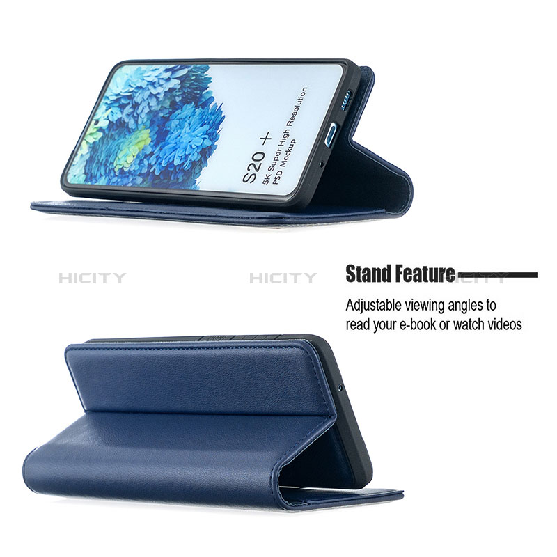 Handytasche Stand Schutzhülle Flip Leder Hülle B17F für Samsung Galaxy S20 Plus 5G groß