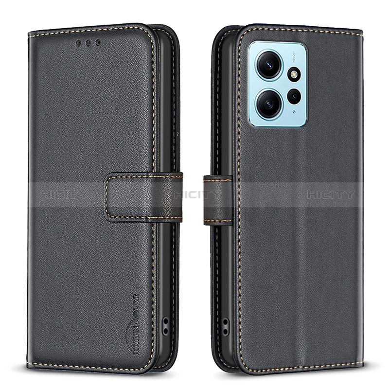 Handytasche Stand Schutzhülle Flip Leder Hülle B17F für Xiaomi Redmi Note 12 4G