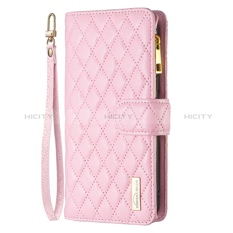 Handytasche Stand Schutzhülle Flip Leder Hülle B18F für Oppo A2 5G Rosegold Plus