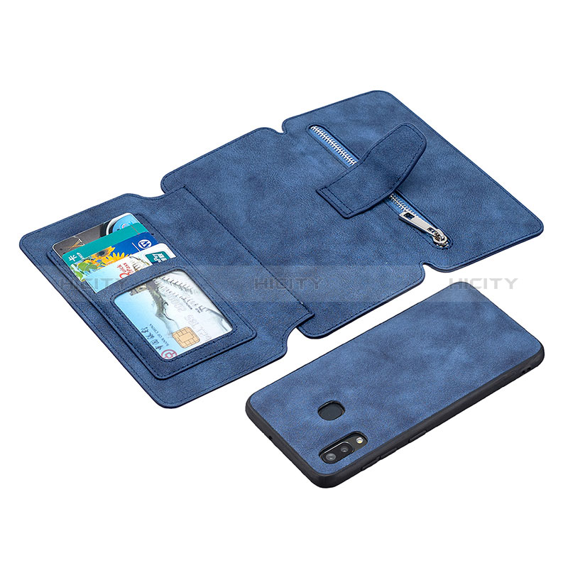 Handytasche Stand Schutzhülle Flip Leder Hülle B18F für Samsung Galaxy A20