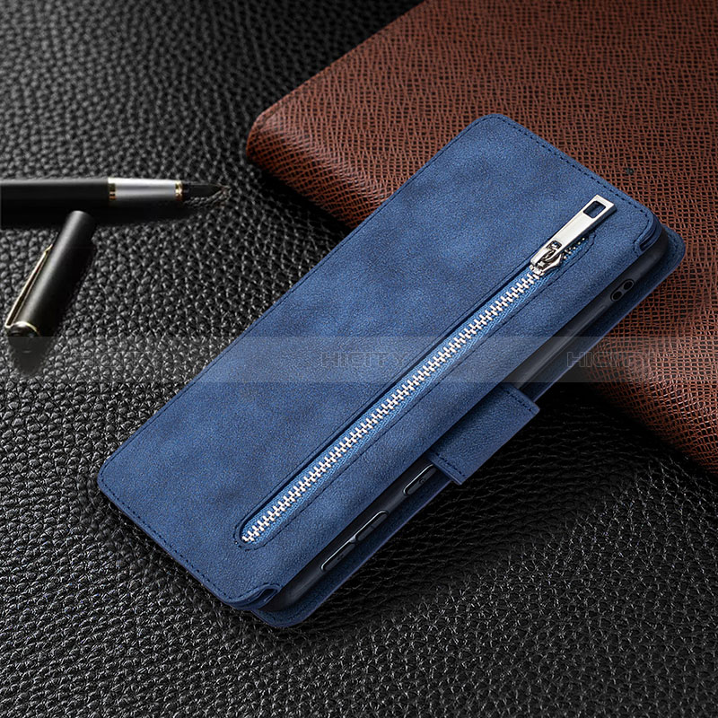 Handytasche Stand Schutzhülle Flip Leder Hülle B18F für Samsung Galaxy A21 groß