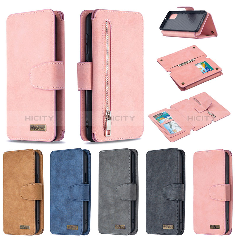 Handytasche Stand Schutzhülle Flip Leder Hülle B18F für Samsung Galaxy A41