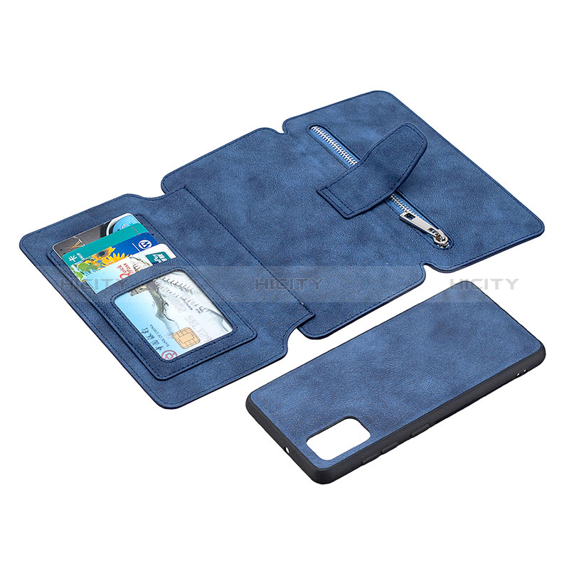 Handytasche Stand Schutzhülle Flip Leder Hülle B18F für Samsung Galaxy A41