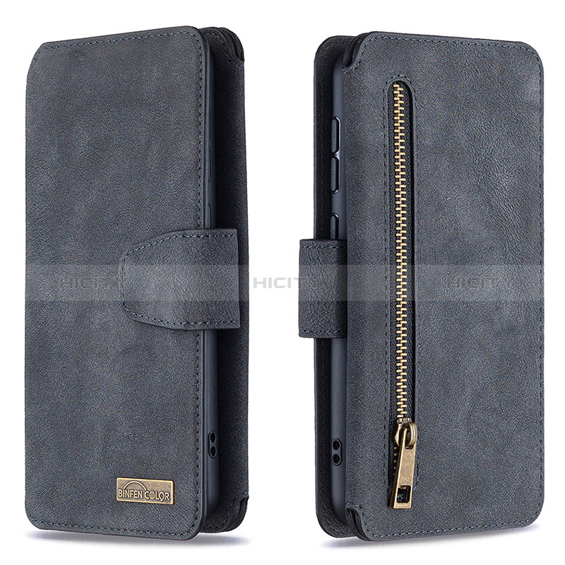 Handytasche Stand Schutzhülle Flip Leder Hülle B18F für Samsung Galaxy A50S groß