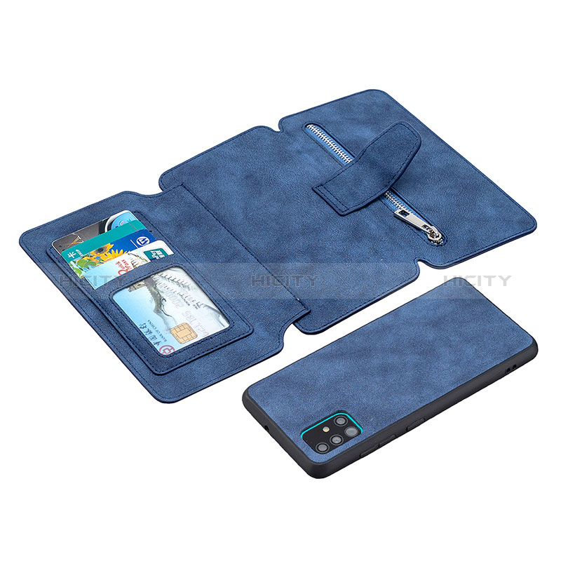 Handytasche Stand Schutzhülle Flip Leder Hülle B18F für Samsung Galaxy A51 5G