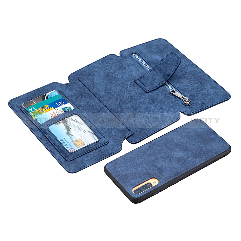 Handytasche Stand Schutzhülle Flip Leder Hülle B18F für Samsung Galaxy A70S