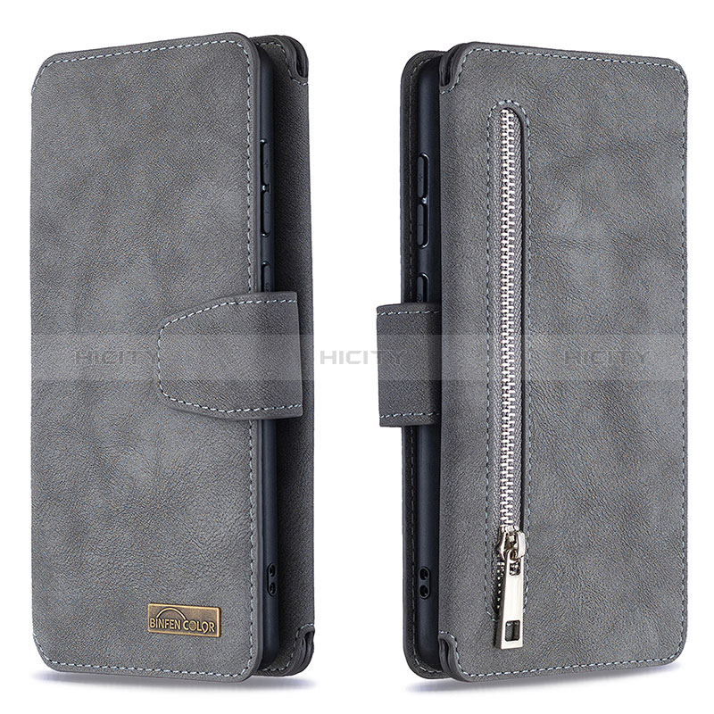 Handytasche Stand Schutzhülle Flip Leder Hülle B18F für Samsung Galaxy A71 5G groß