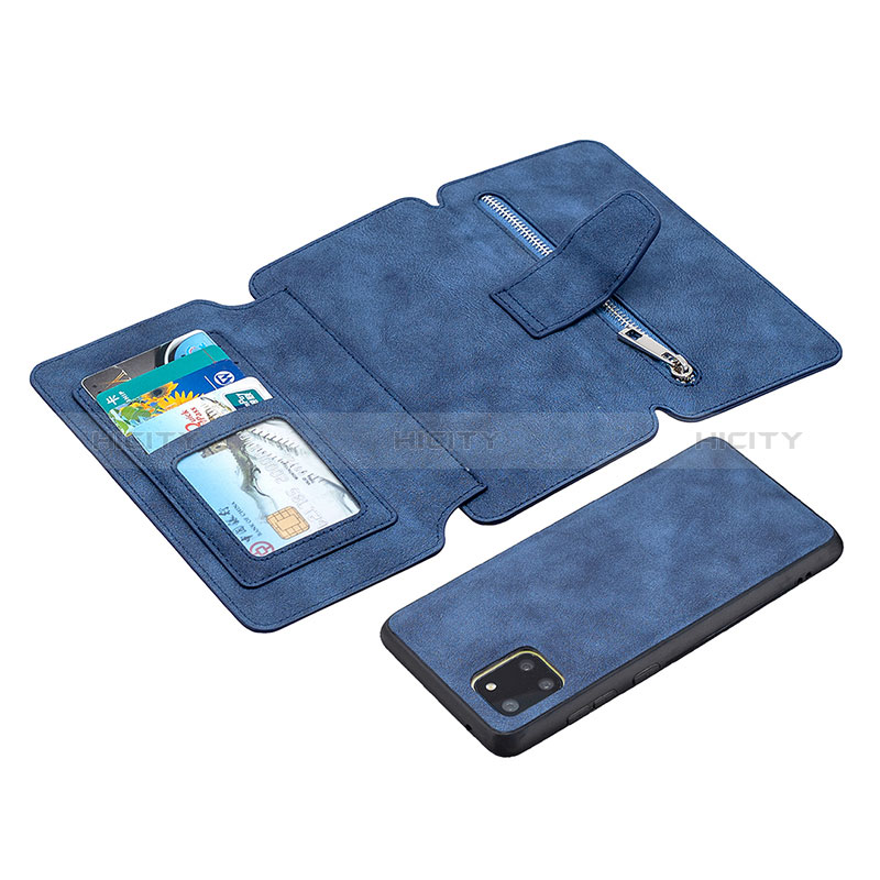 Handytasche Stand Schutzhülle Flip Leder Hülle B18F für Samsung Galaxy A81