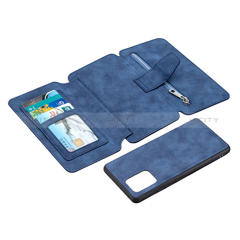 Handytasche Stand Schutzhülle Flip Leder Hülle B18F für Samsung Galaxy M80S groß