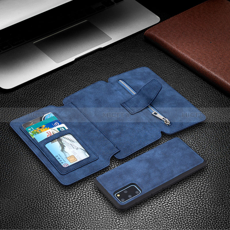 Handytasche Stand Schutzhülle Flip Leder Hülle B18F für Samsung Galaxy S20 Plus groß