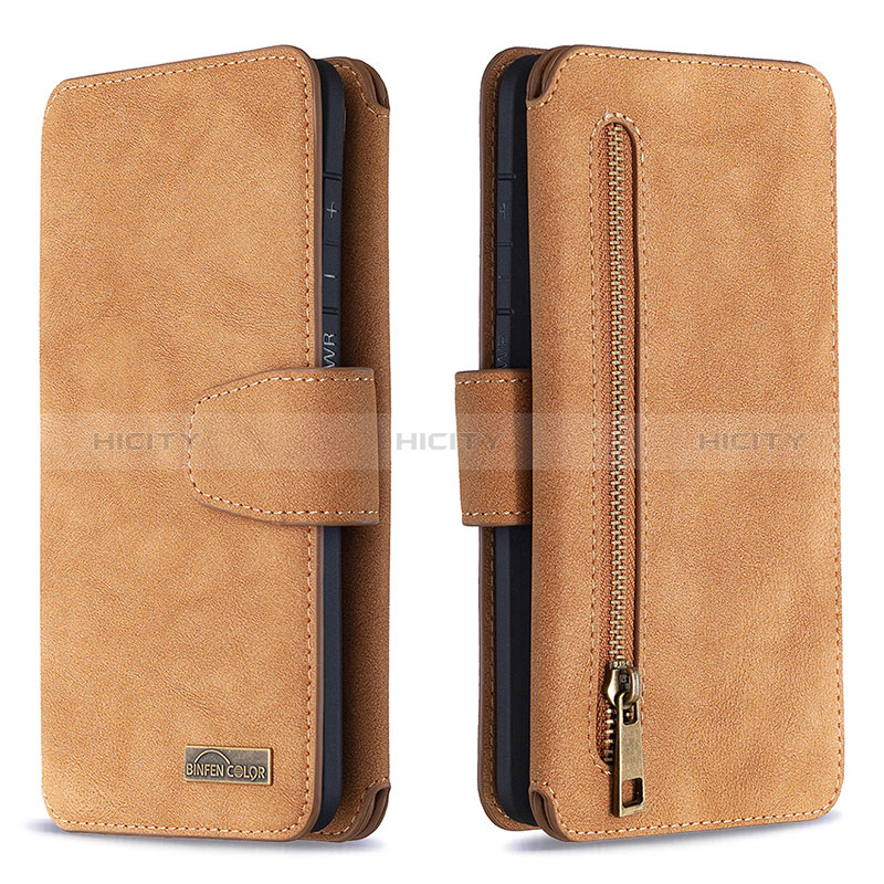 Handytasche Stand Schutzhülle Flip Leder Hülle B18F für Samsung Galaxy S20 Plus groß