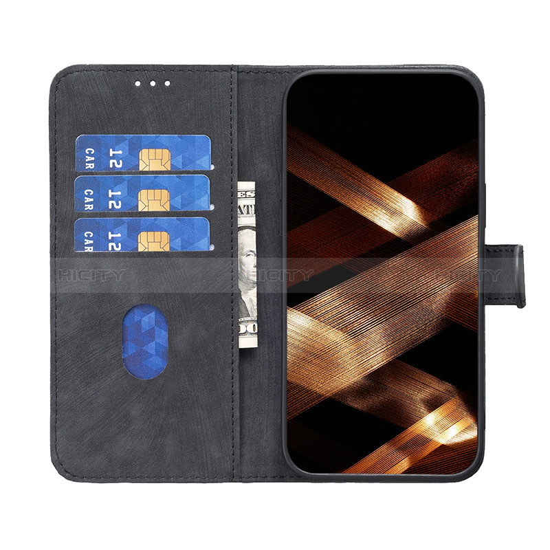 Handytasche Stand Schutzhülle Flip Leder Hülle B21F für Oppo Find X6 5G groß