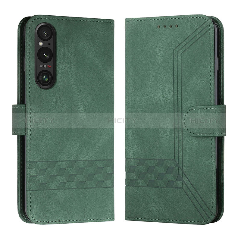 Handytasche Stand Schutzhülle Flip Leder Hülle B21F für Sony Xperia 1 V