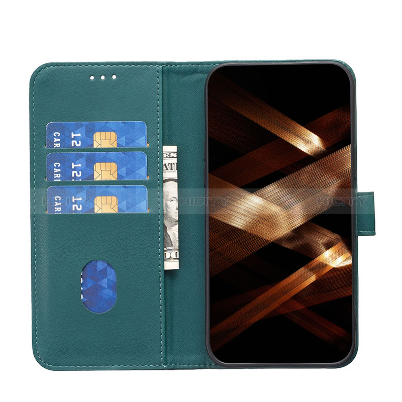 Handytasche Stand Schutzhülle Flip Leder Hülle B22F für Motorola Moto G13 groß