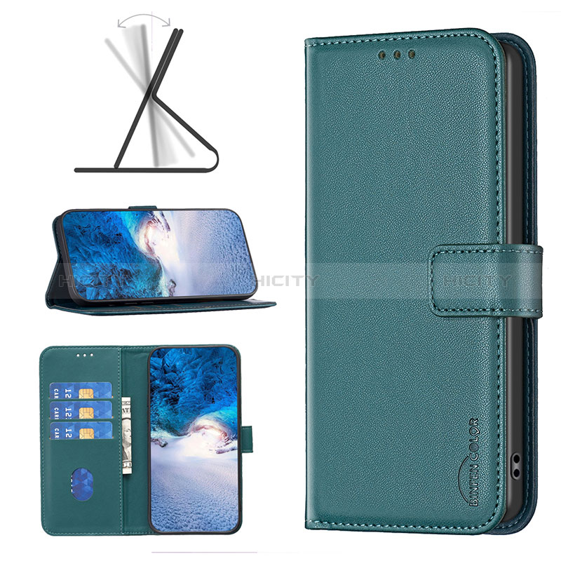 Handytasche Stand Schutzhülle Flip Leder Hülle B22F für Oppo A79 5G