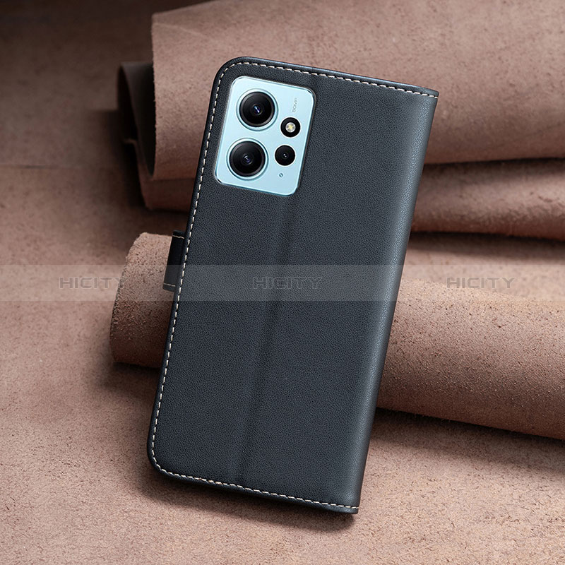 Handytasche Stand Schutzhülle Flip Leder Hülle B22F für Xiaomi Redmi Note 12 4G groß