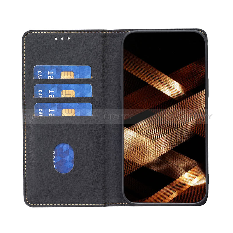 Handytasche Stand Schutzhülle Flip Leder Hülle B23F für Motorola Moto G73 5G groß