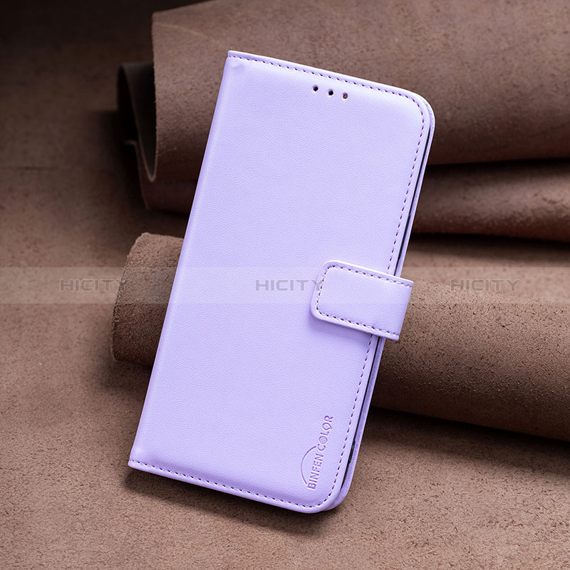 Handytasche Stand Schutzhülle Flip Leder Hülle B23F für Xiaomi Redmi Note 12 Turbo 5G Helles Lila Plus