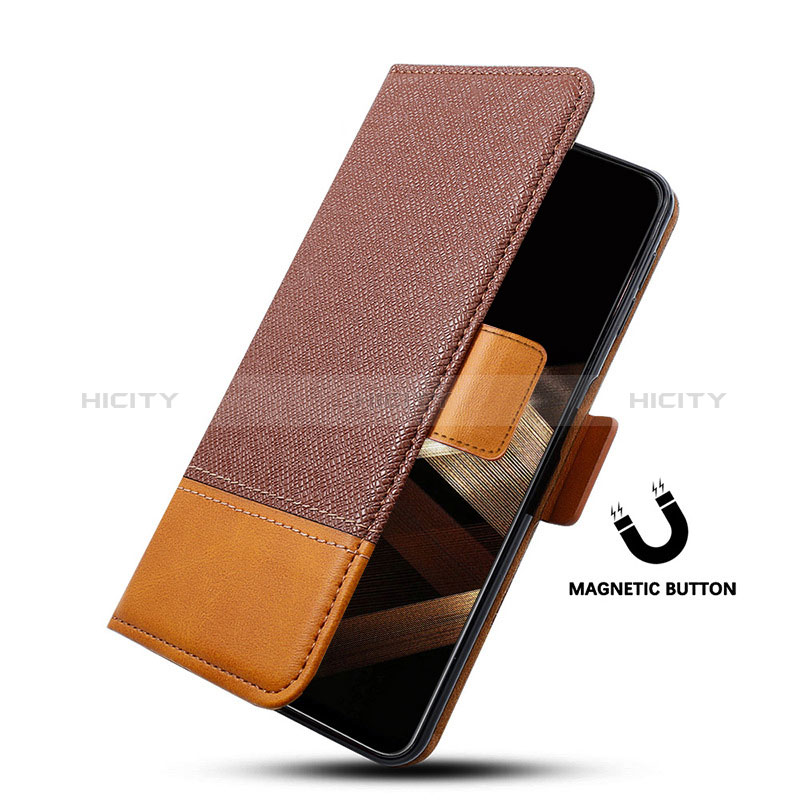 Handytasche Stand Schutzhülle Flip Leder Hülle BF18 für Samsung Galaxy S24 5G groß