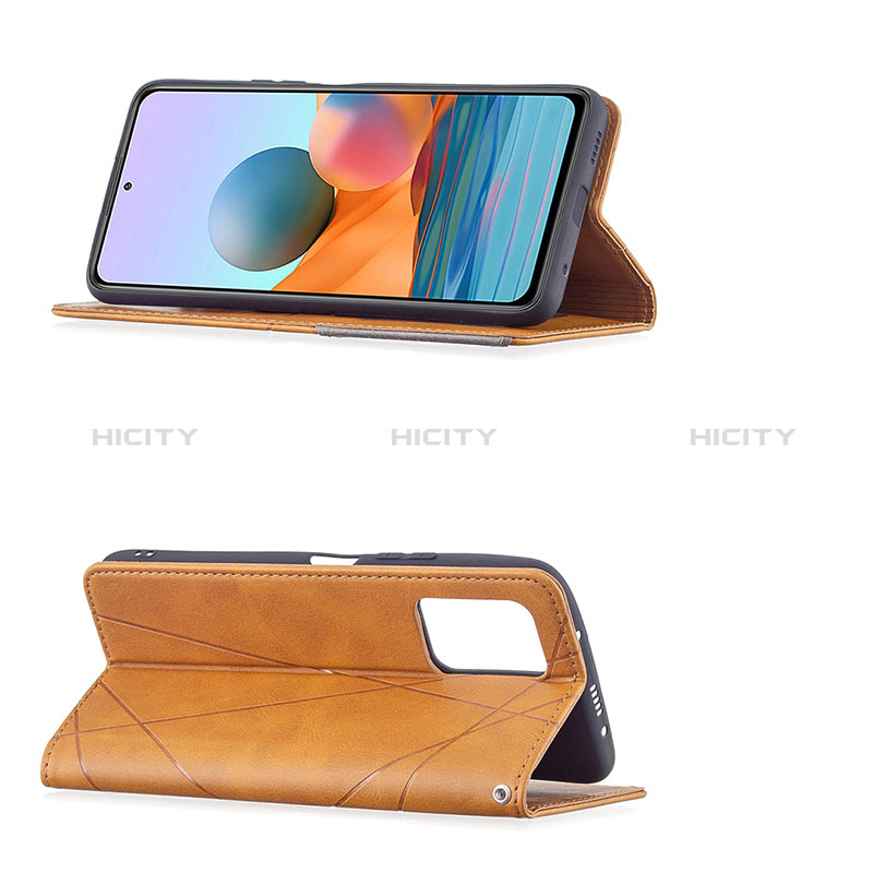 Handytasche Stand Schutzhülle Flip Leder Hülle BF5 für Xiaomi Redmi Note 10 Pro 4G groß