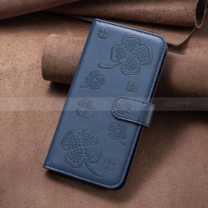 Handytasche Stand Schutzhülle Flip Leder Hülle Blumen BF1 für Oppo A15