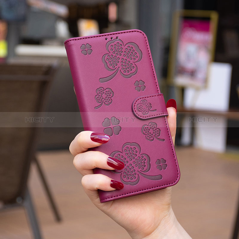 Handytasche Stand Schutzhülle Flip Leder Hülle Blumen BF1 für Oppo A35