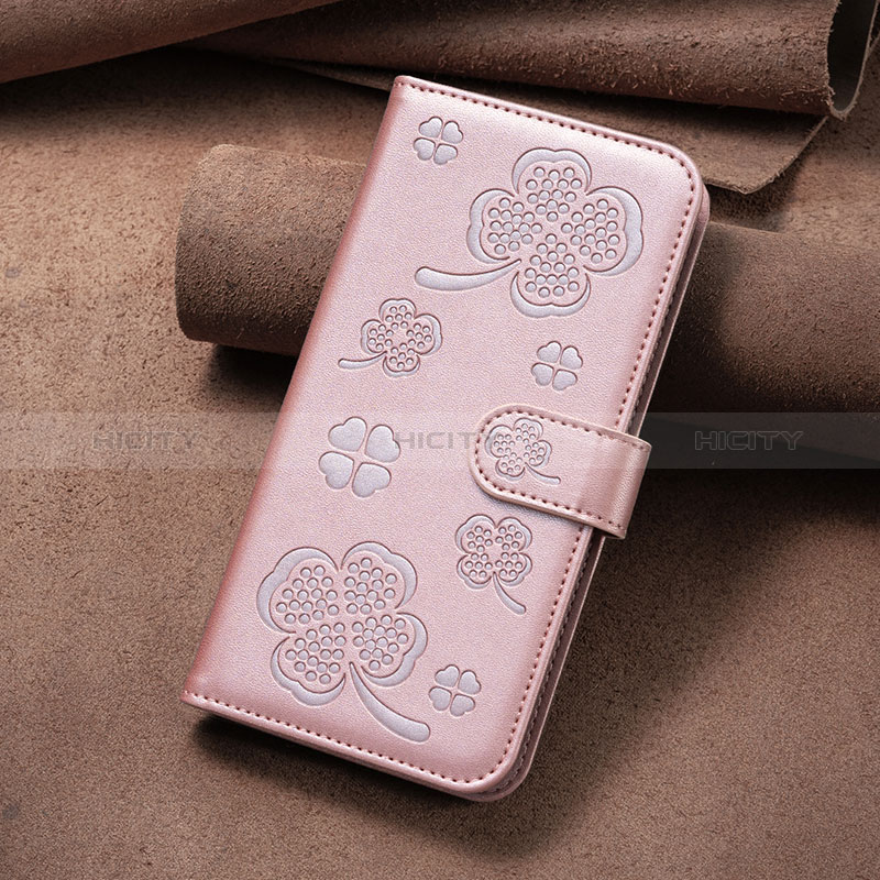 Handytasche Stand Schutzhülle Flip Leder Hülle Blumen BF1 für Oppo A35