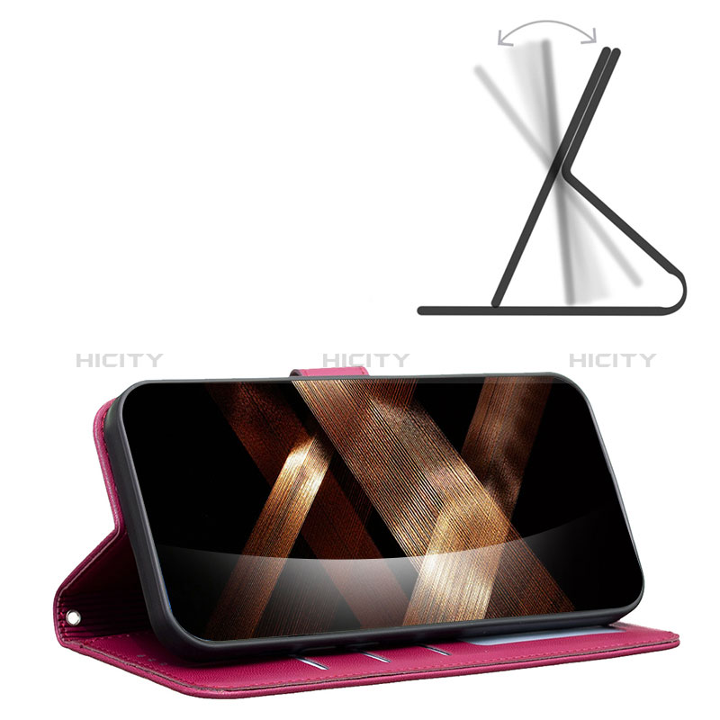 Handytasche Stand Schutzhülle Flip Leder Hülle Blumen BF2 für Oppo Find X5 5G