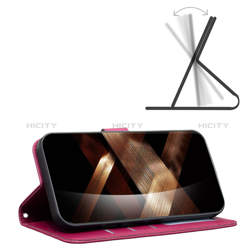 Handytasche Stand Schutzhülle Flip Leder Hülle Blumen BF2 für Oppo Find X6 5G