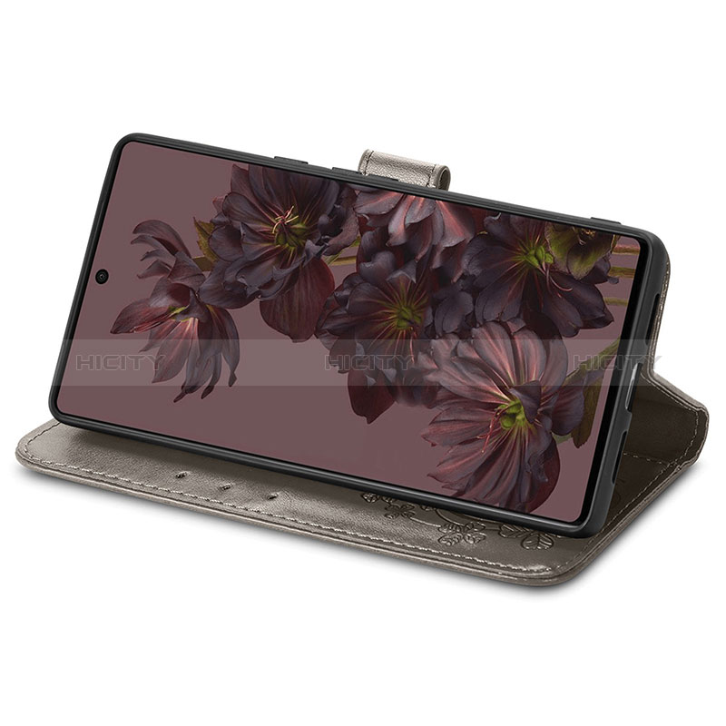 Handytasche Stand Schutzhülle Flip Leder Hülle Blumen für Google Pixel 7 5G