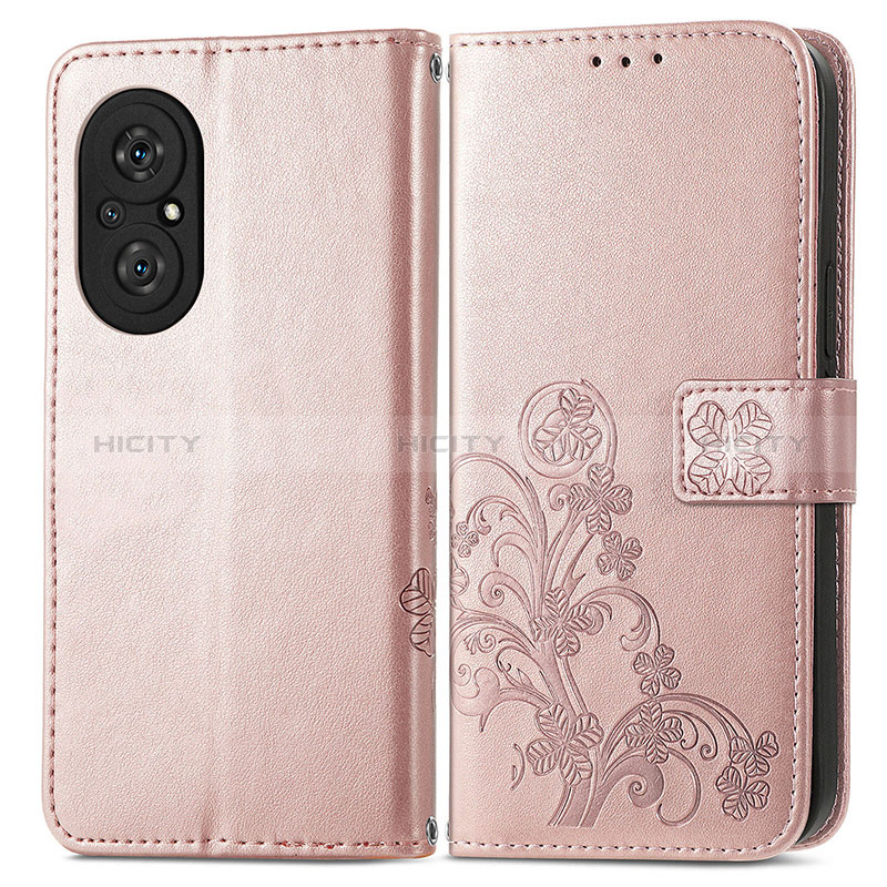 Handytasche Stand Schutzhülle Flip Leder Hülle Blumen für Huawei Nova 9 SE