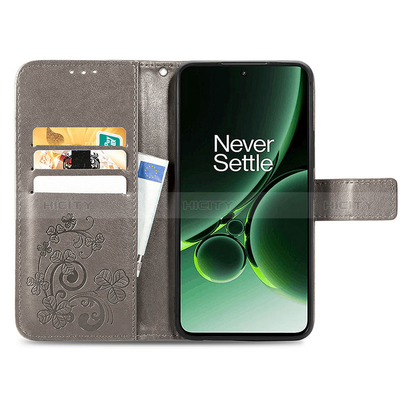 Handytasche Stand Schutzhülle Flip Leder Hülle Blumen für OnePlus Nord 3 5G