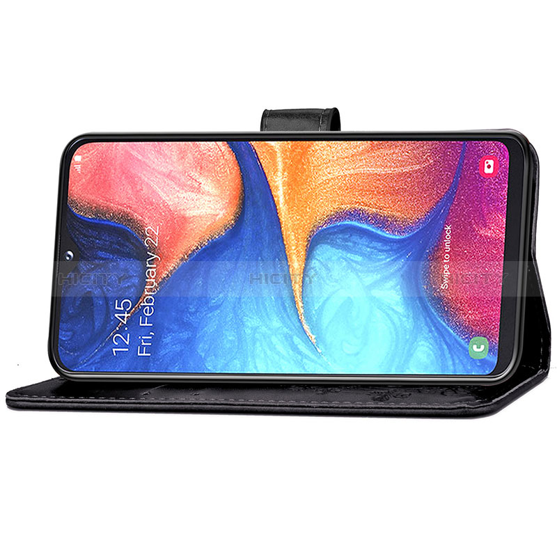 Handytasche Stand Schutzhülle Flip Leder Hülle Blumen für Samsung Galaxy A20e