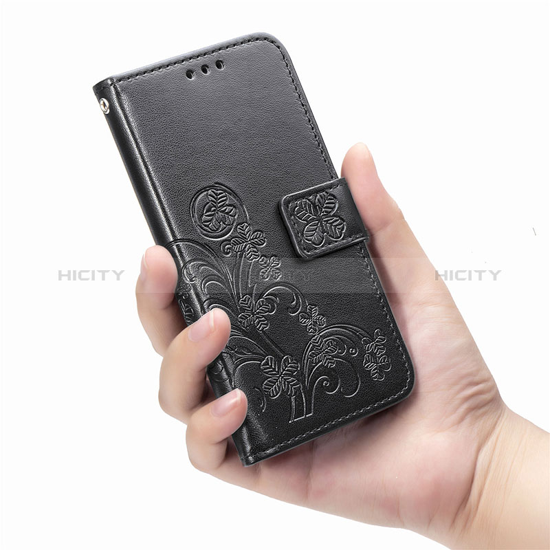 Handytasche Stand Schutzhülle Flip Leder Hülle Blumen für Samsung Galaxy A20e