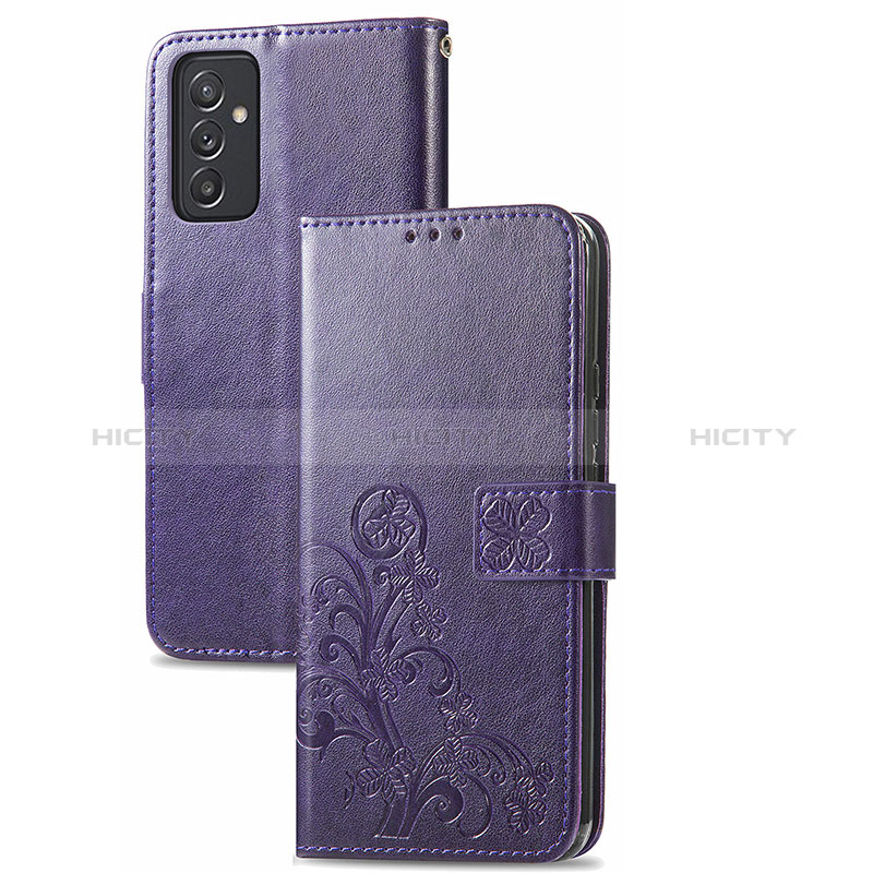 Handytasche Stand Schutzhülle Flip Leder Hülle Blumen für Samsung Galaxy A35 5G