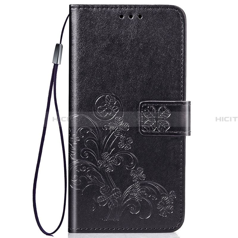 Handytasche Stand Schutzhülle Flip Leder Hülle Blumen für Samsung Galaxy A41 SC-41A groß