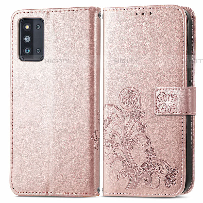 Handytasche Stand Schutzhülle Flip Leder Hülle Blumen für Samsung Galaxy F52 5G