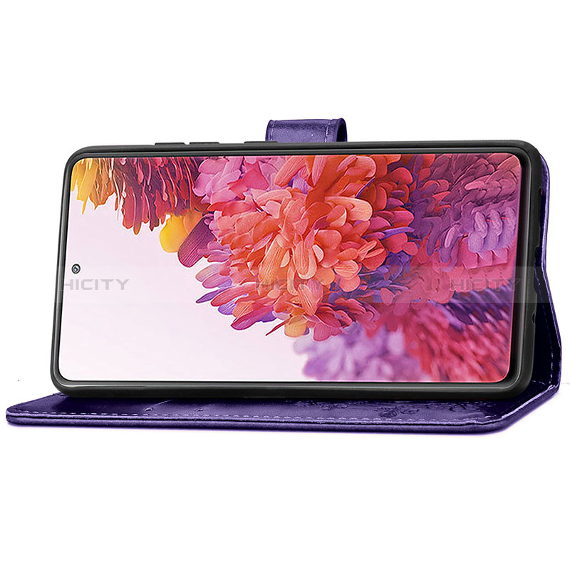 Handytasche Stand Schutzhülle Flip Leder Hülle Blumen für Samsung Galaxy S20 FE (2022) 5G